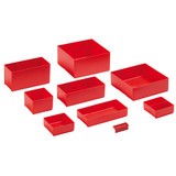 Zavěšovací boxy LISTA 4.5x4.5E, (ŠxHxV) 75x75x26 mm, 12 ks