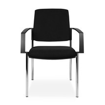 Židle pro návštěvy Topstar® BtoB 10 s polstrovaným opěradlem