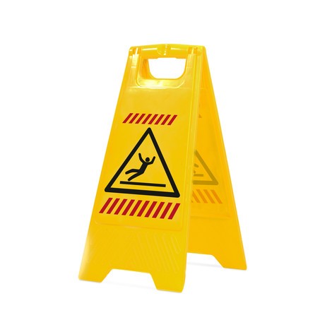 Znak ostrzegawczy, symbol „Uwaga, niebezpieczeństwo poślizgnięcia”